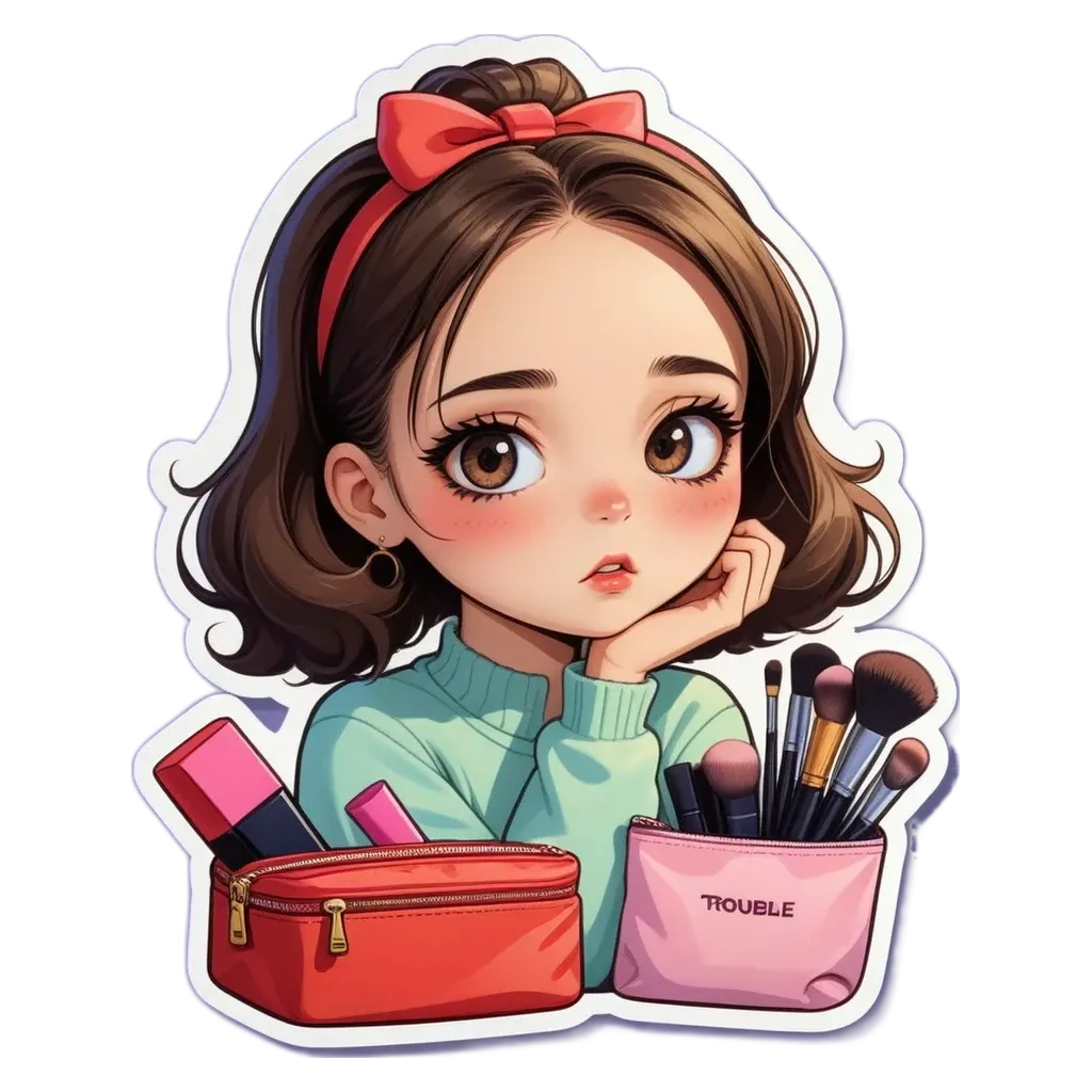 A girl who is a part of a problematic situation.