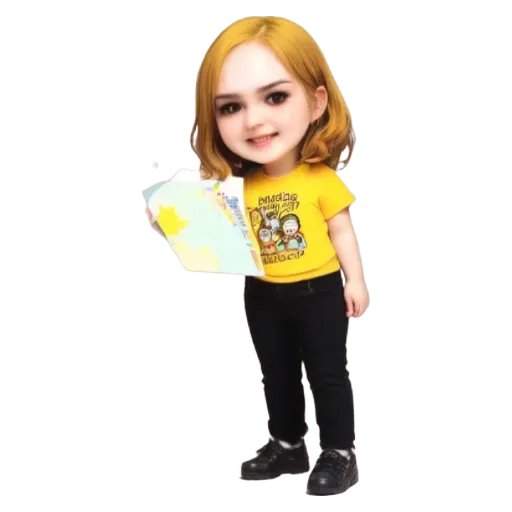 A girl that has a map of a place in her hand.