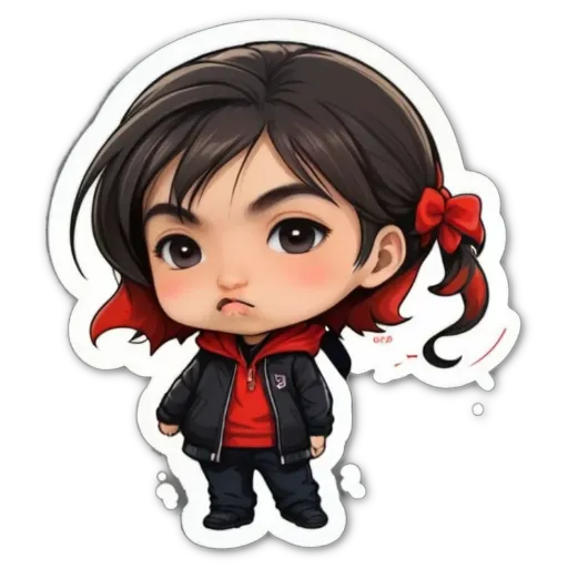 A girl is drawing a picture of another girl.