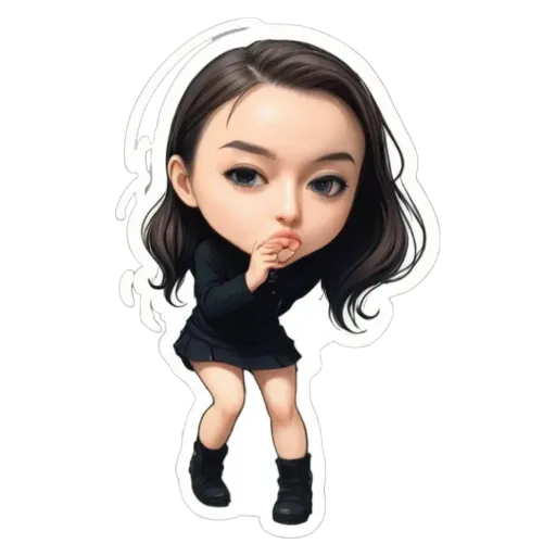 A girl is posing for a picture and sticking her tongue out.