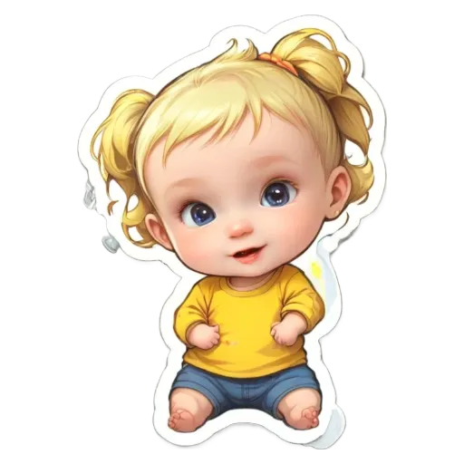 A yellow shirt with a girl on it.