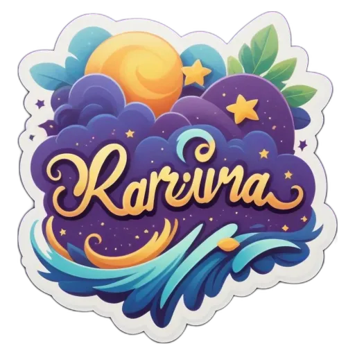 A name tag with a name that starts with the letter "Kariina".