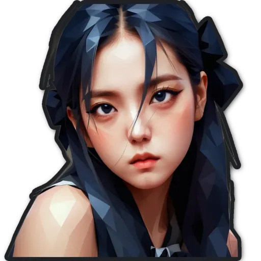 A woman with a bow in her hair is staring at the camera.