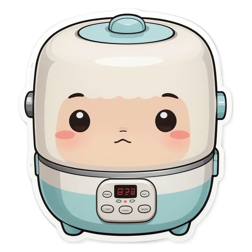 A face made out of poka dot cookies with a 2:28 timer.