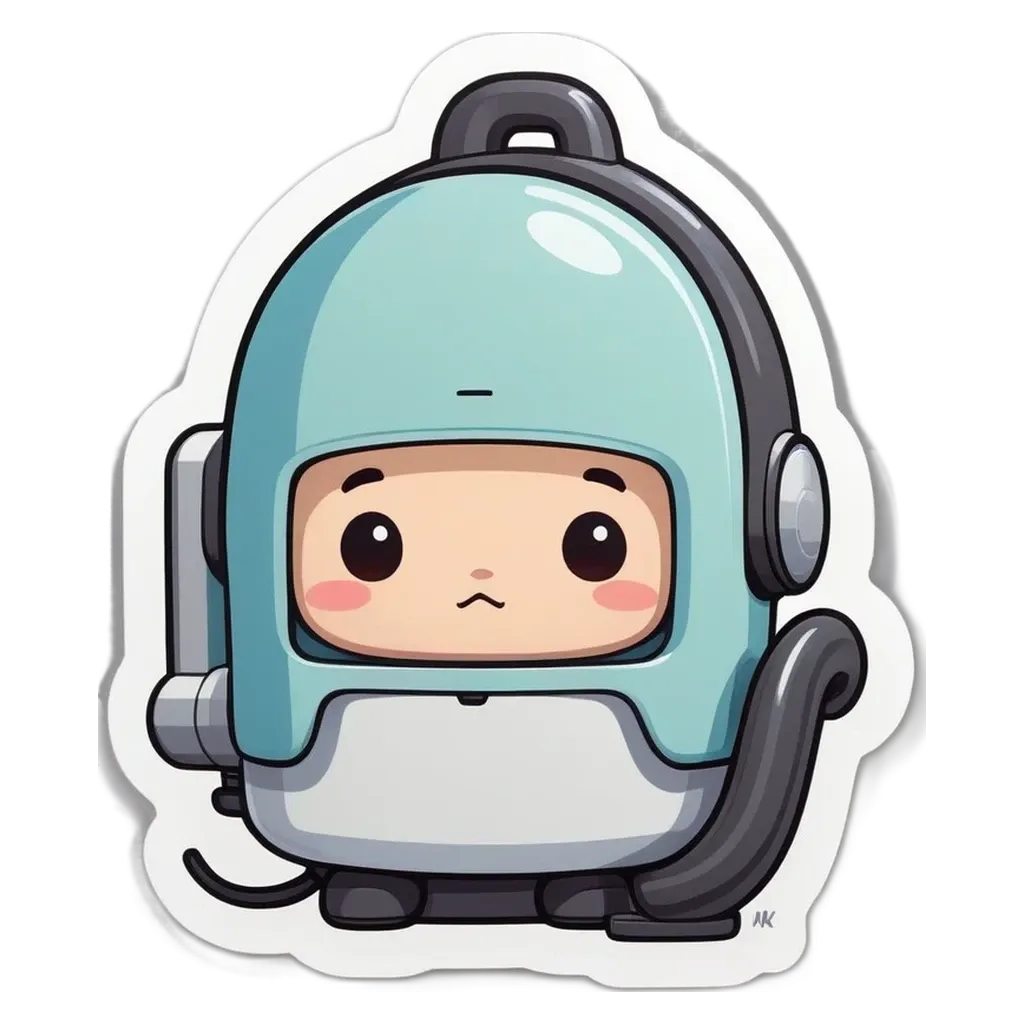 A child wearing a blue and white helmet with headphones.