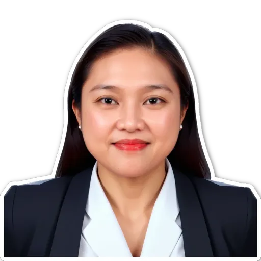 A woman wearing a white shirt and black jacket.