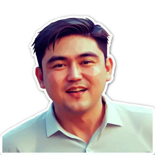 A man's face is generated in a 3D image.