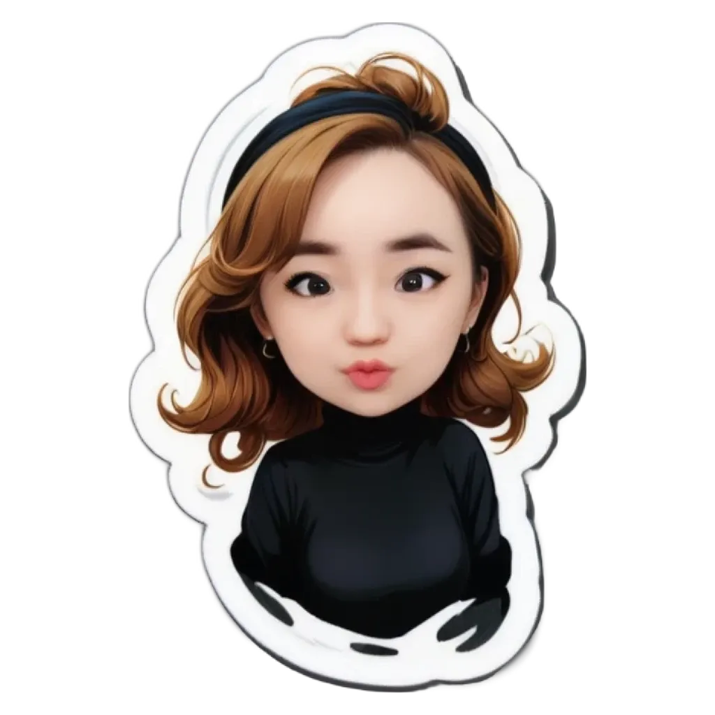 An image of a girl's face that is black and white.