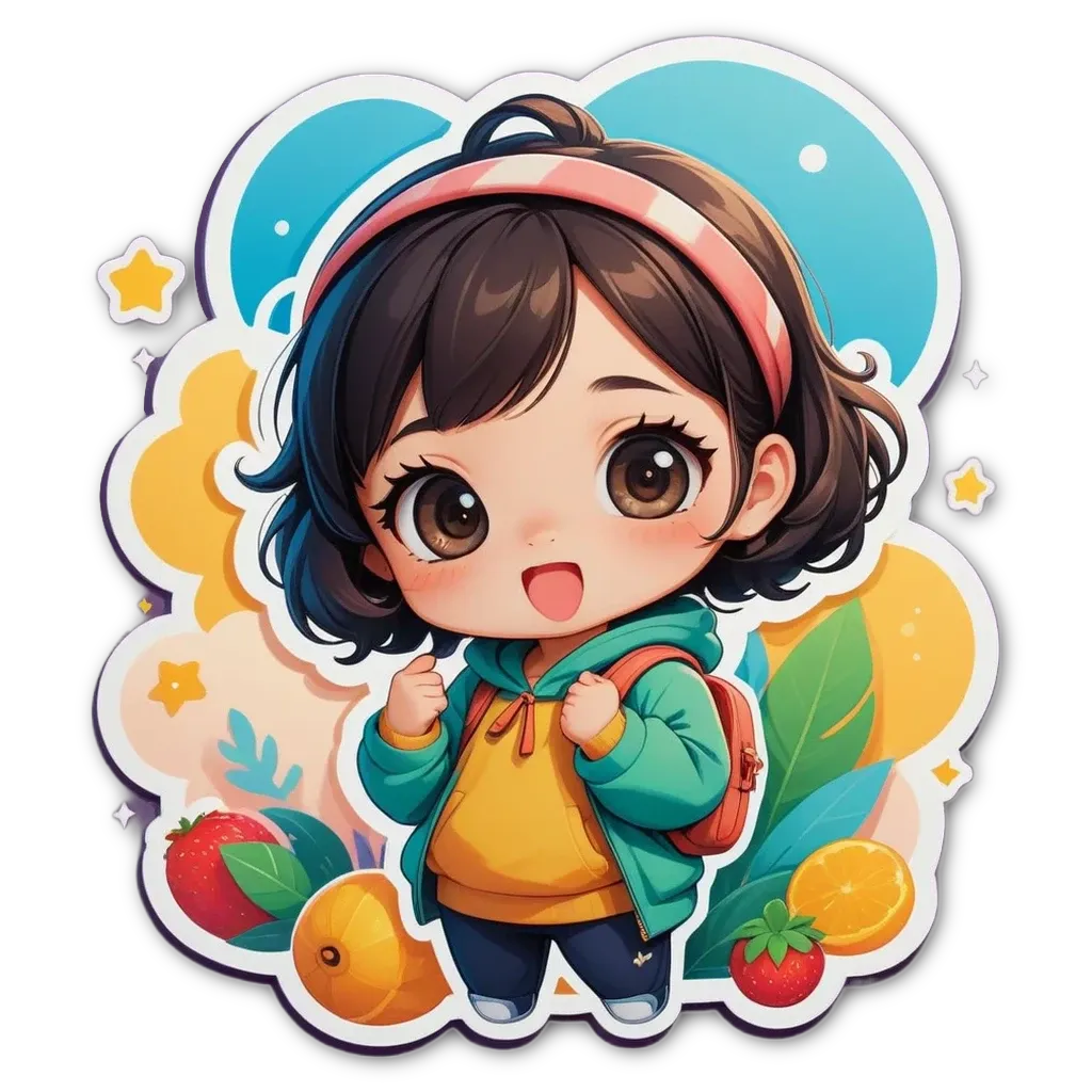 A girl wearing a yellow hoodie and blue jeans giving a thumbs up.