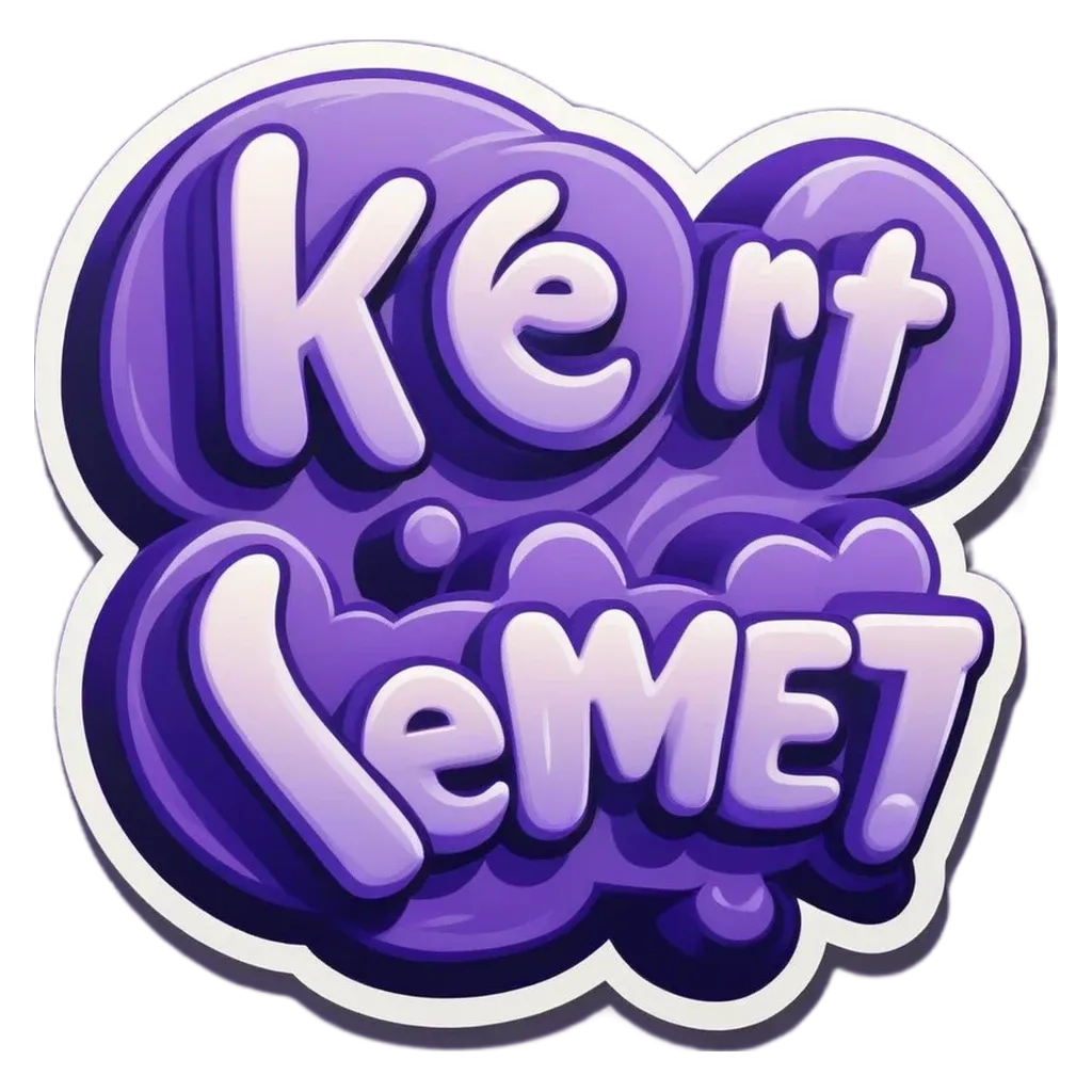 A purple sign that says Kert Lemet on it.