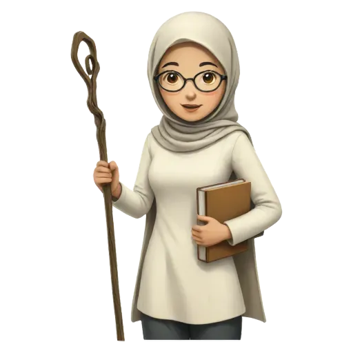 A girl wearing a white dress and glasses holding a book.