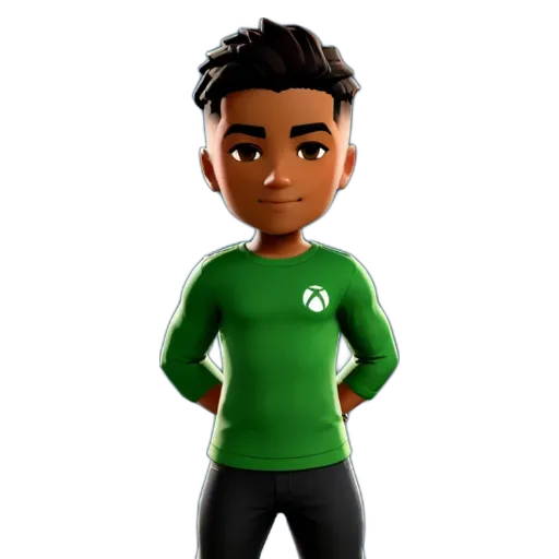 A green shirt with the logo XBOX on it is displayed on a black background.