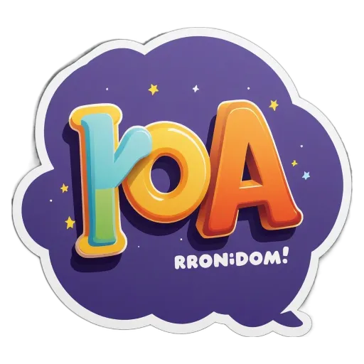 A cloud with the letters O, R, A and a smiley face.