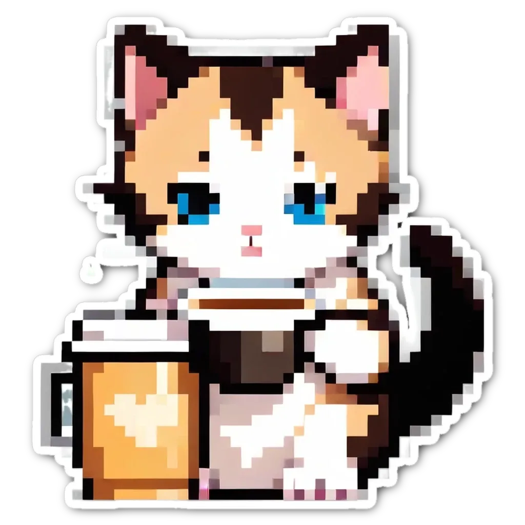A cute kitten drinking out of a cup.