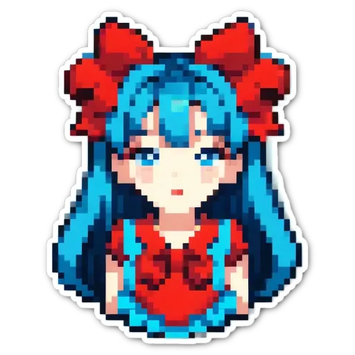 A girl with blue eyes looking to the right.