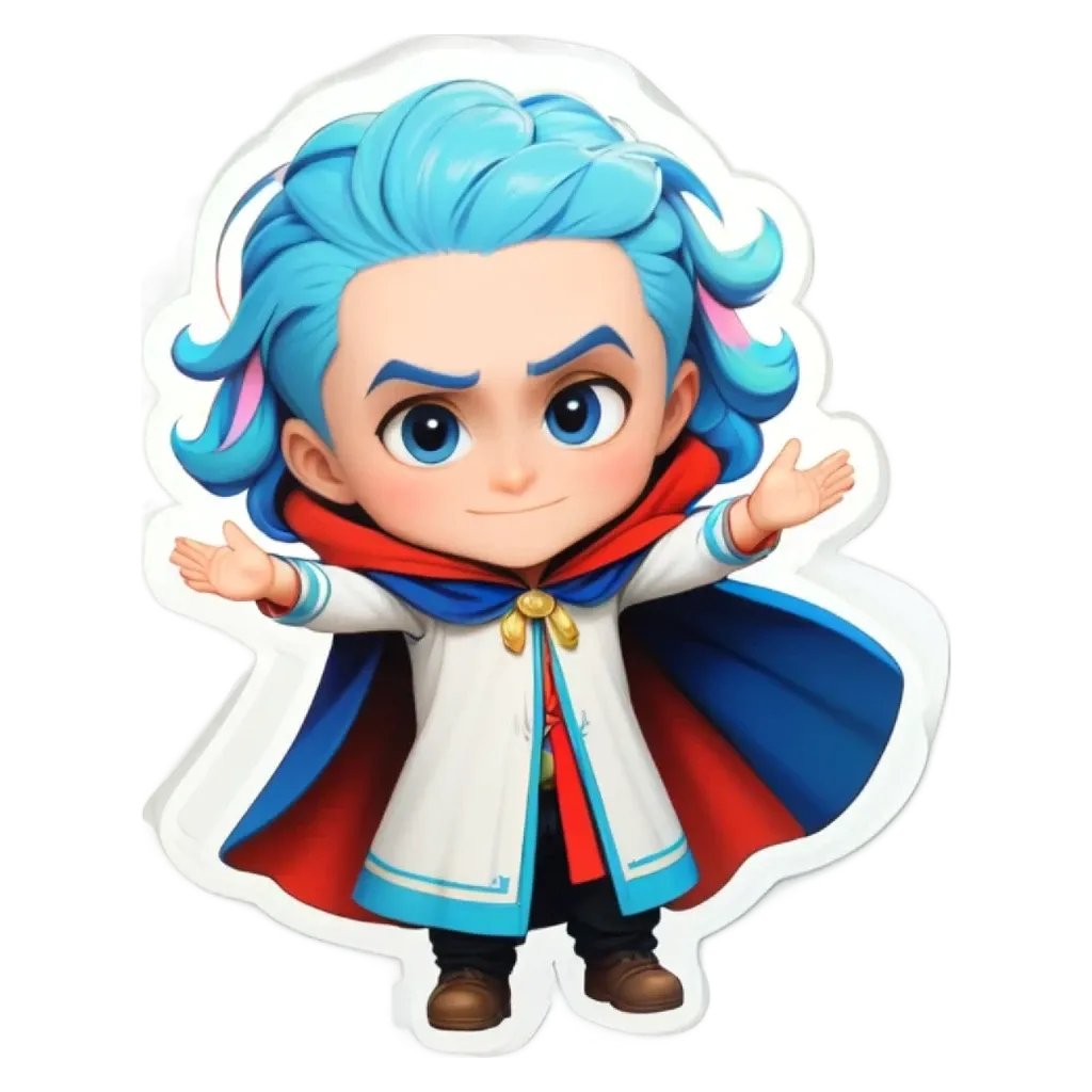 A child wearing a cape and holding his arms out.
