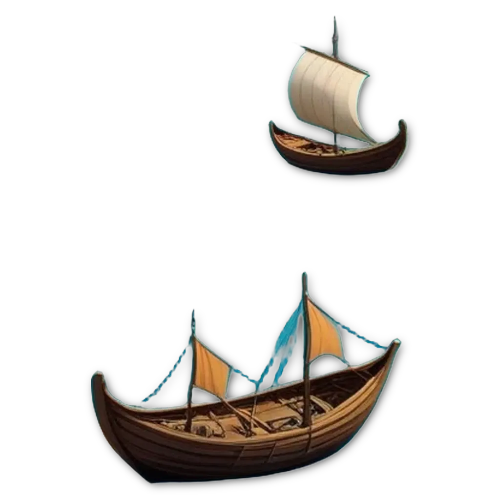 A black and white image of two boats on water.