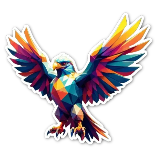 A colorful bird with a black background.