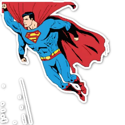 A blue colored cap and red colored cape with the name Superman on it.