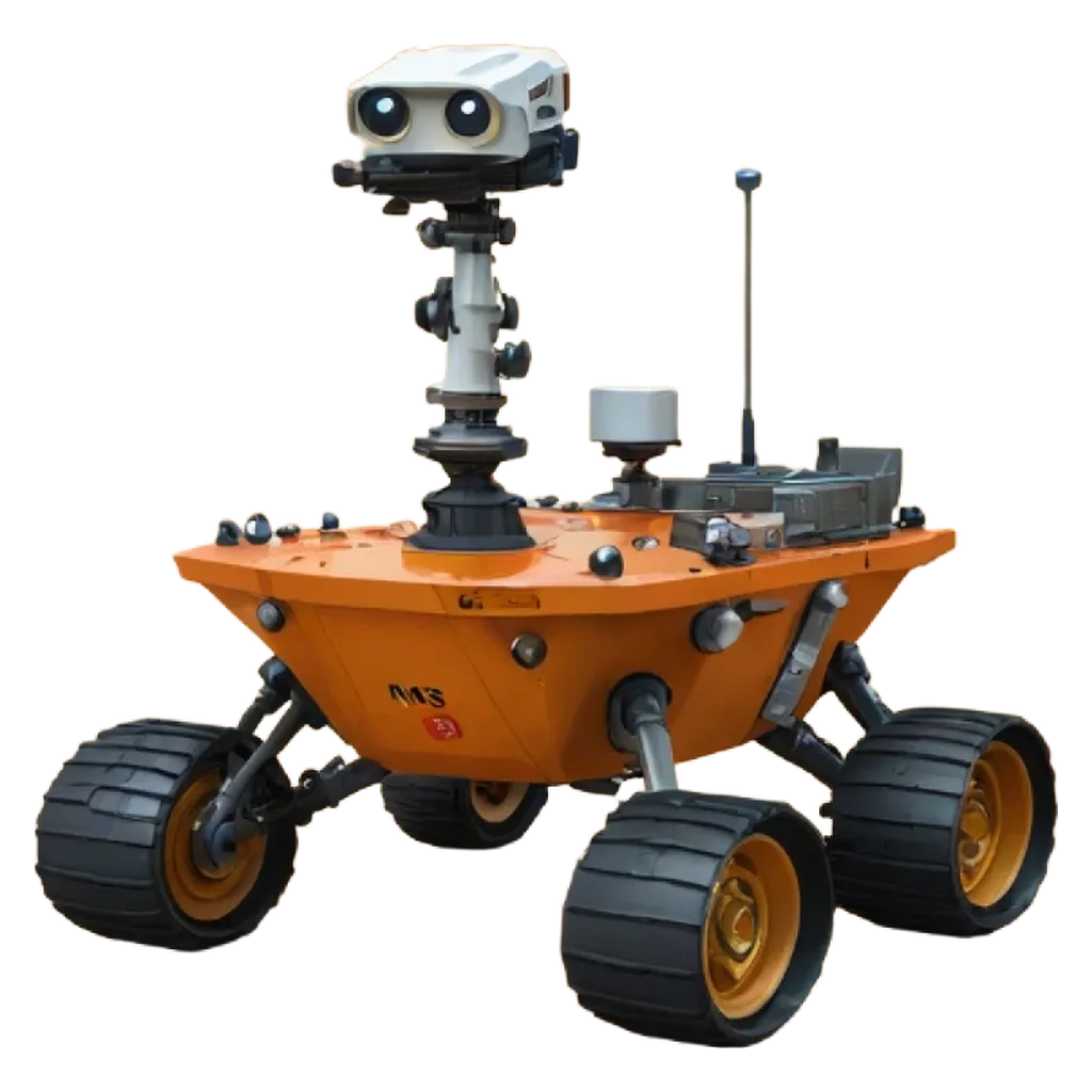 An image of a Mars rover.