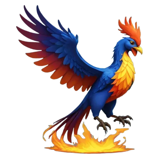 A colorful bird with a black background.
