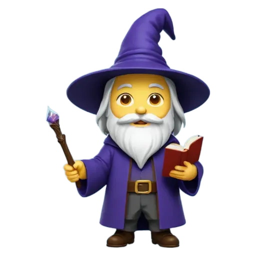 an apple ad that has a wizard in it.