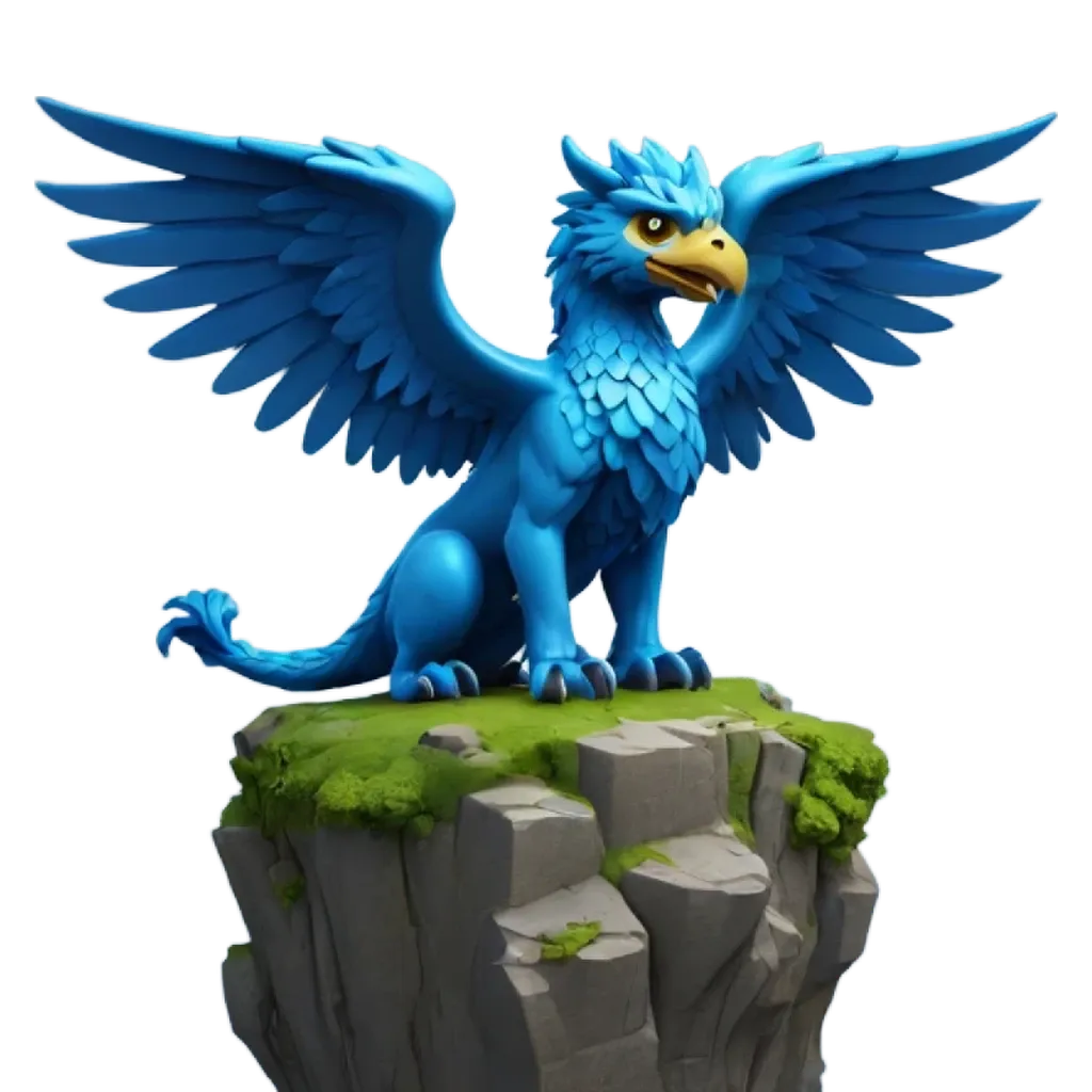 A blue bird with blue feet standing on a rock.