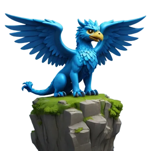 A blue bird with blue feet standing on a rock.