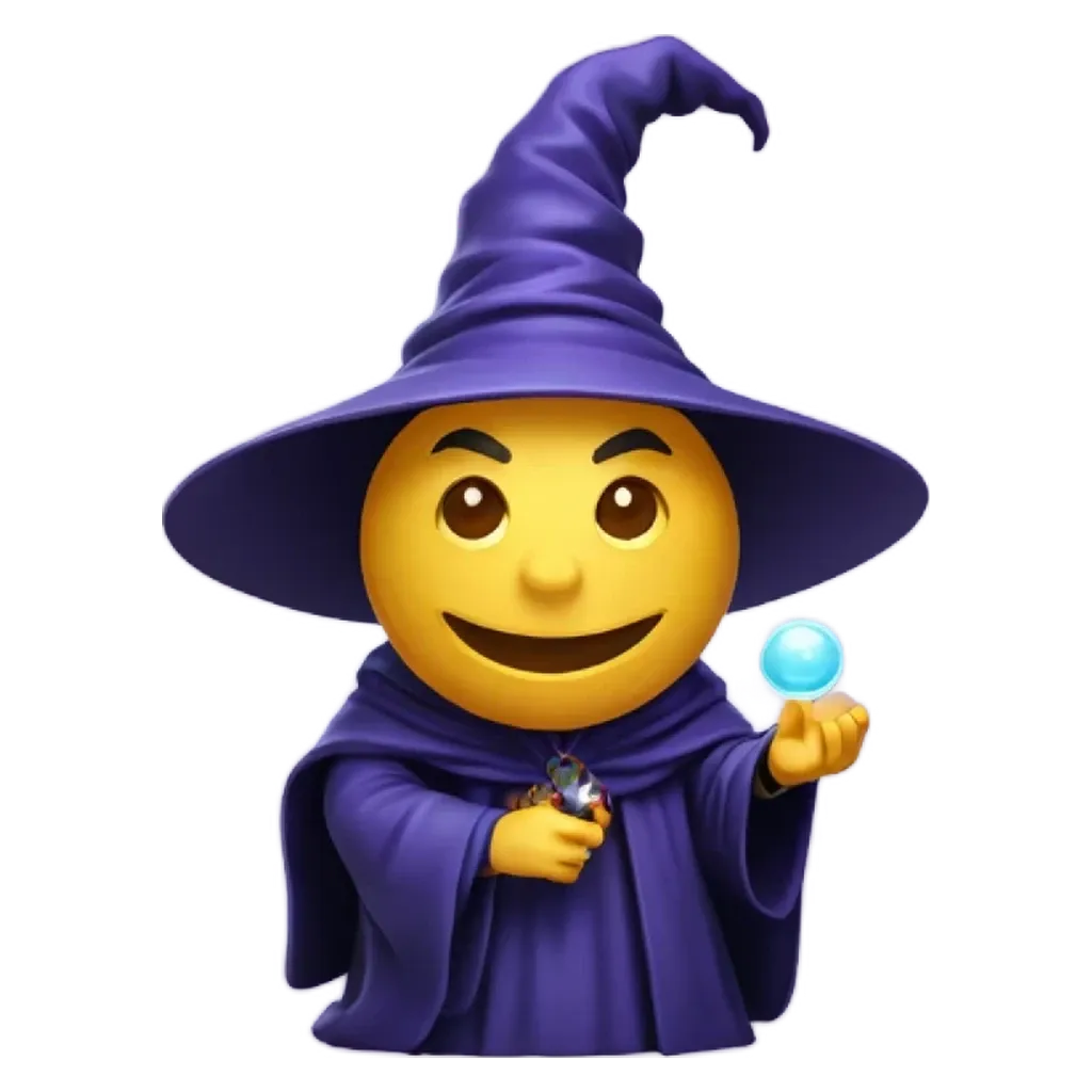 A person wearing a purple wizard costume with a crystal ball in their hand.