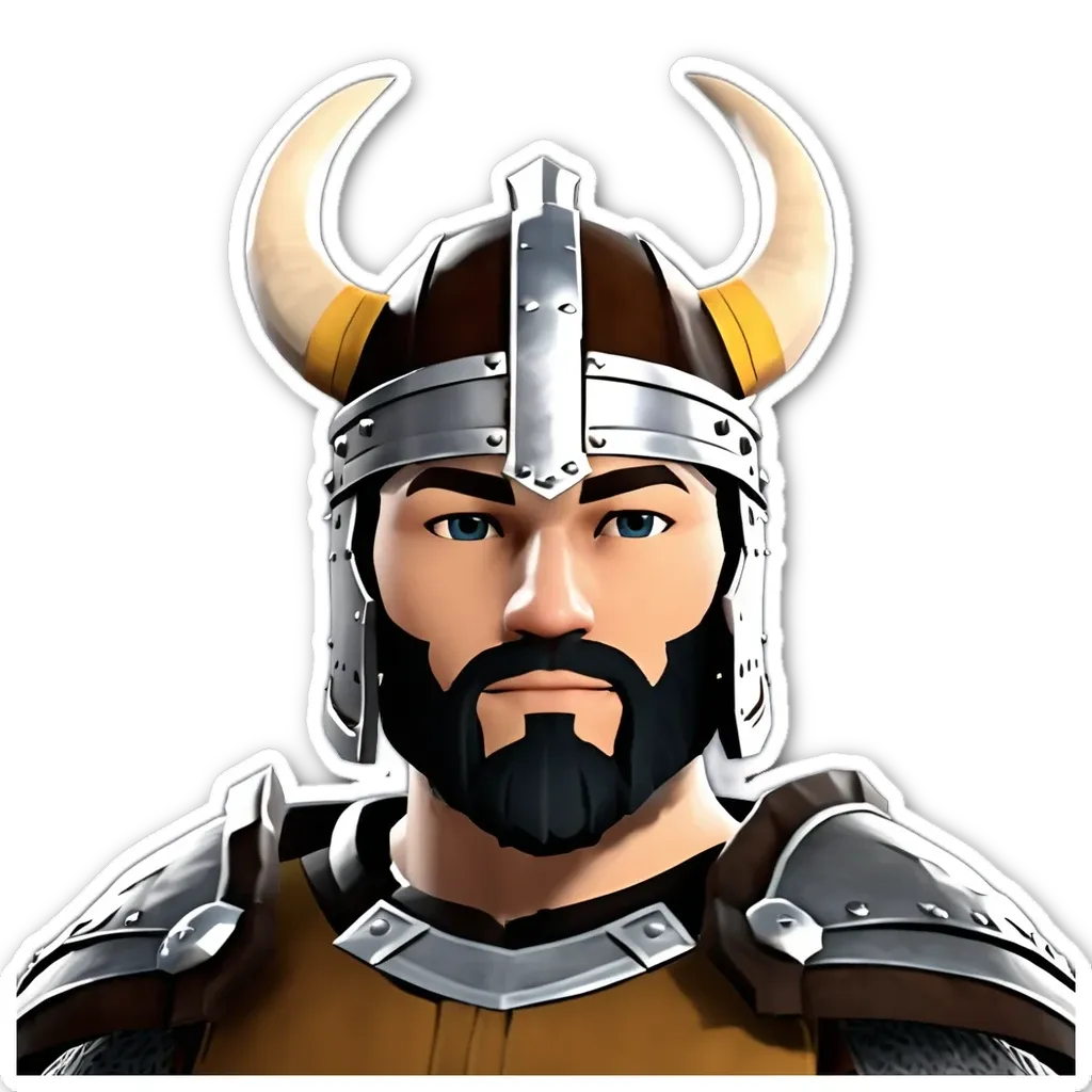 A man with a beard and a helmet that looks like it was made for Vikings.