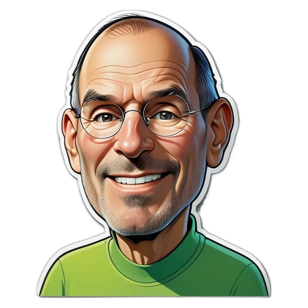 An older man with a green shirt and glasses.