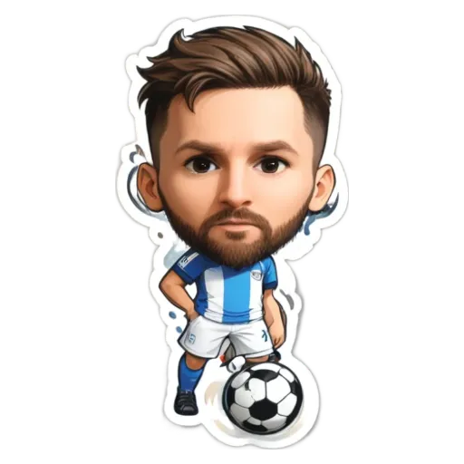 A boy is playing with a soccer ball.