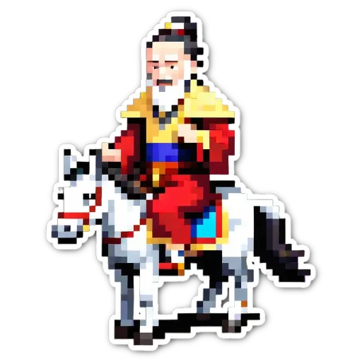 A man in a jester costume riding a horse.