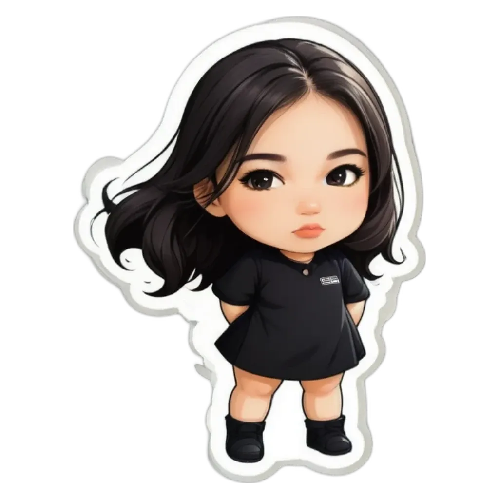 A girl is standing with her hands in her pockets and wearing a dress.