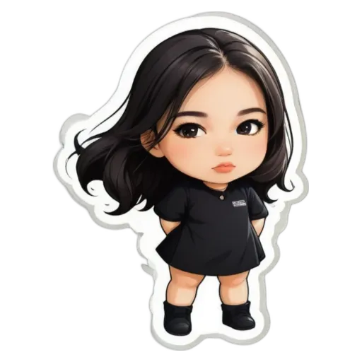 A girl is standing with her hands in her pockets and wearing a dress.