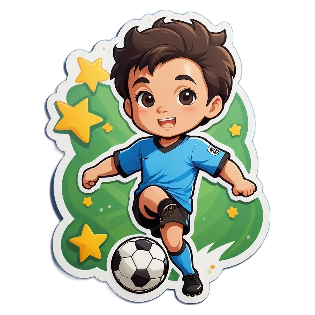 A boy who loves to play soccer.