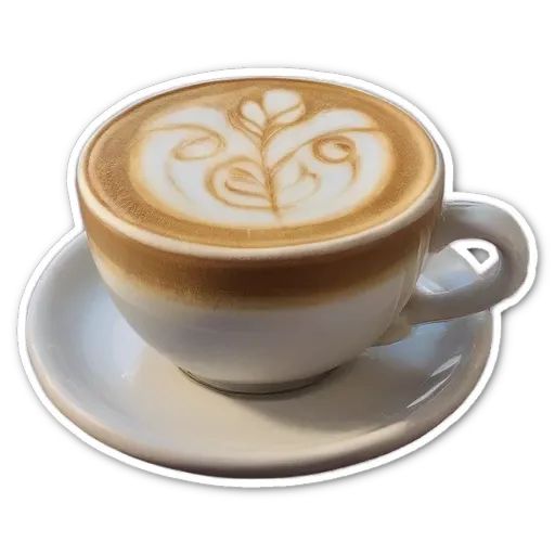 A latte with a heart on it is sitting on a saucer.