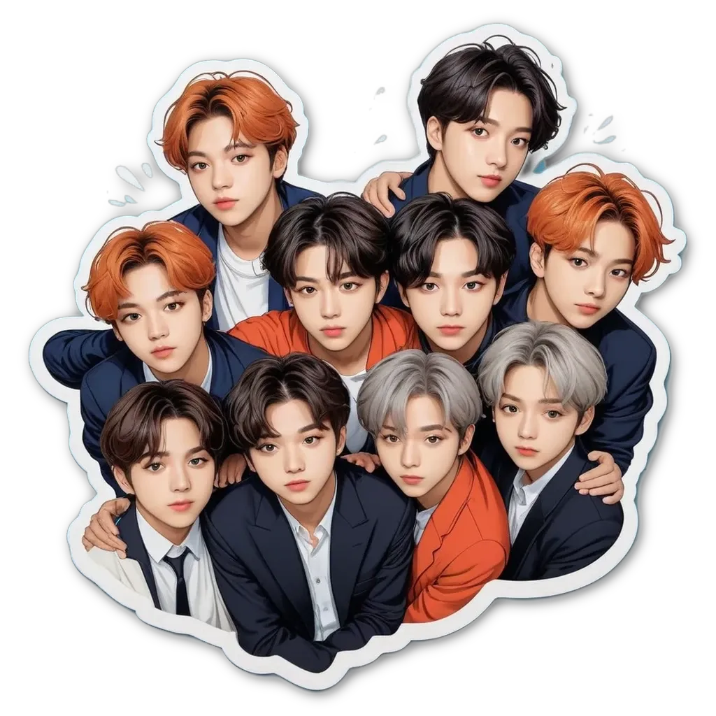 A picture of nine boys with ties and one boy with no tie.