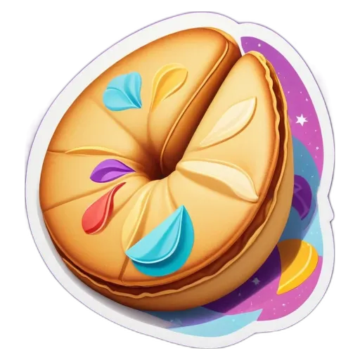 A circular food item with colorful icing and sprinkles on a plate.