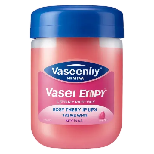a jar of vasei empty with a pink color.